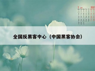 全国反黑客中心（中国黑客协会）