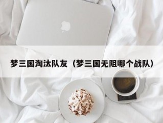 梦三国淘汰队友（梦三国无阻哪个战队）