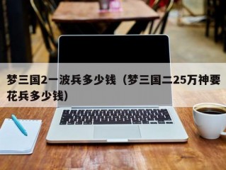 梦三国2一波兵多少钱（梦三国二25万神要花兵多少钱）