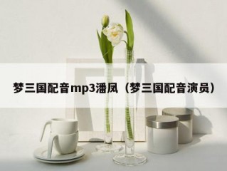 梦三国配音mp3潘凤（梦三国配音演员）