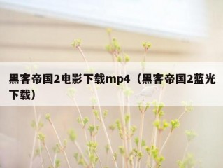 黑客帝国2电影下载mp4（黑客帝国2蓝光下载）