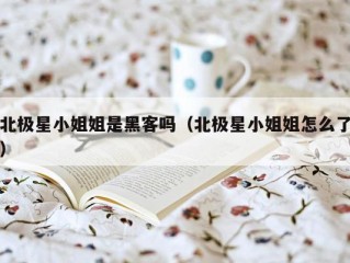 北极星小姐姐是黑客吗（北极星小姐姐怎么了）