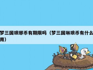 梦三国琅琊币有期限吗（梦三国琳琅币有什么用）