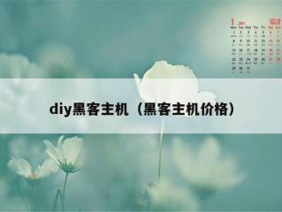 diy黑客主机（黑客主机价格）