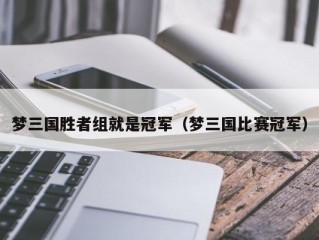 梦三国胜者组就是冠军（梦三国比赛冠军）