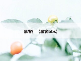 黑客亻（黑客bbs）