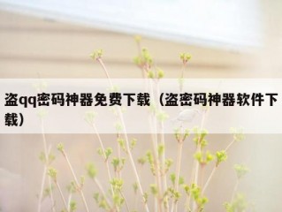 盗qq密码神器免费下载（盗密码神器软件下载）