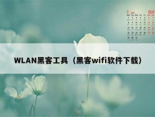 WLAN黑客工具（黑客wifi软件下载）