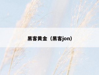 黑客黄金（黑客jon）